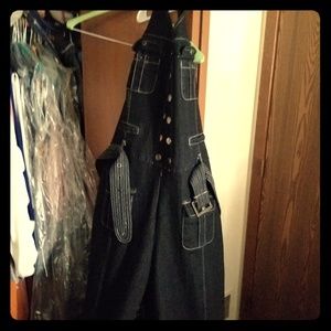 Blk Back out Jean Jumper